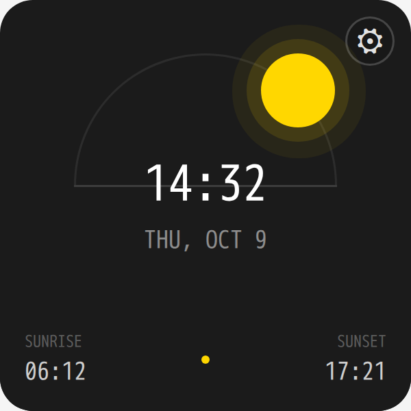 Solar clock by Adam - Nothing Playground