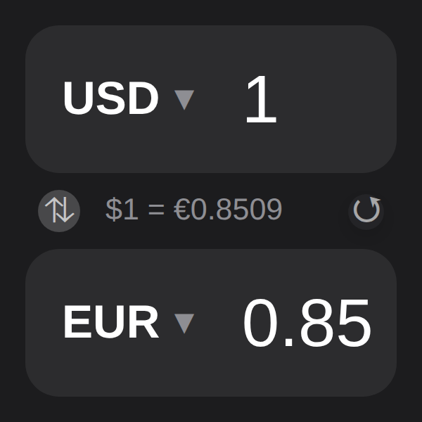 Travel Currency Converter